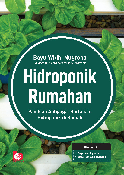 Sampul buku Hidroponik Rumahan :...